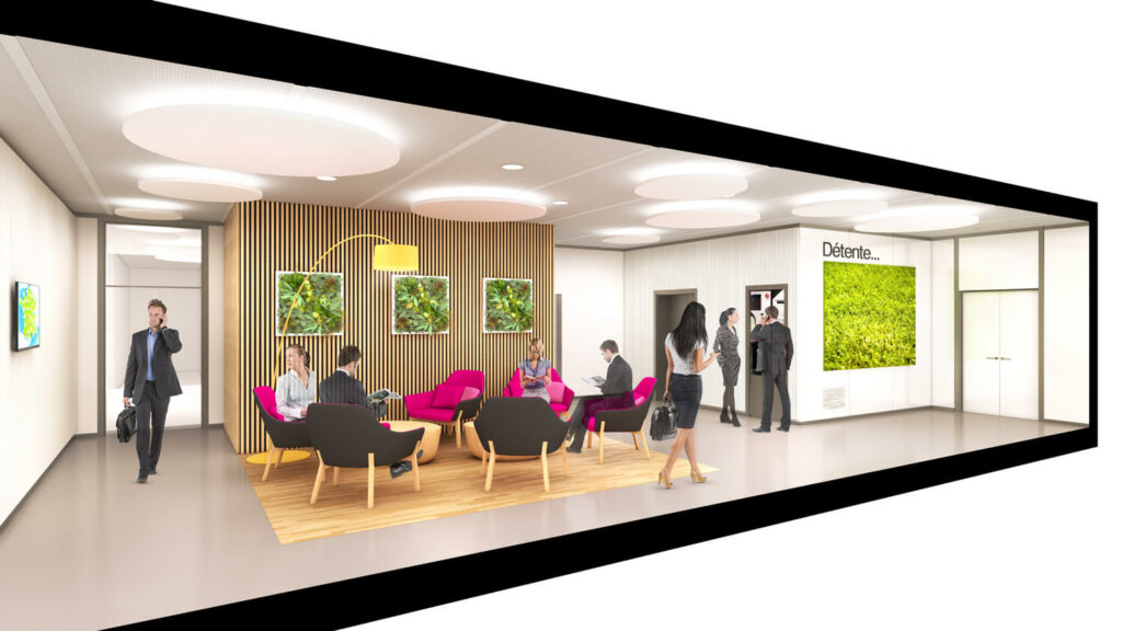 Rénovation d'un plateau de bureau à la Défense - POk architecture